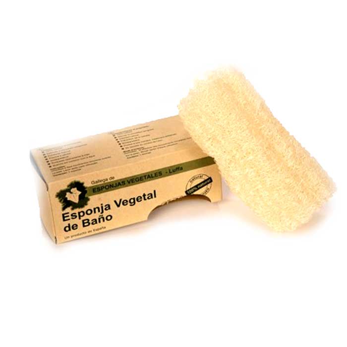 ESPONJA VEGETAL NATURAL DE LUFFA BLANDA